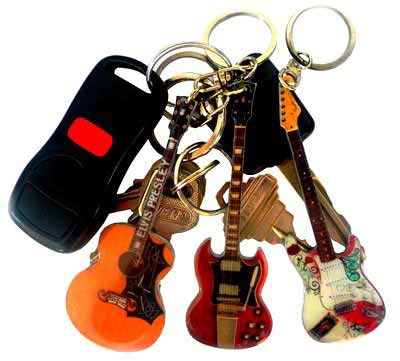 Porte-clés guitare Fender - Magnetic Gift Shop